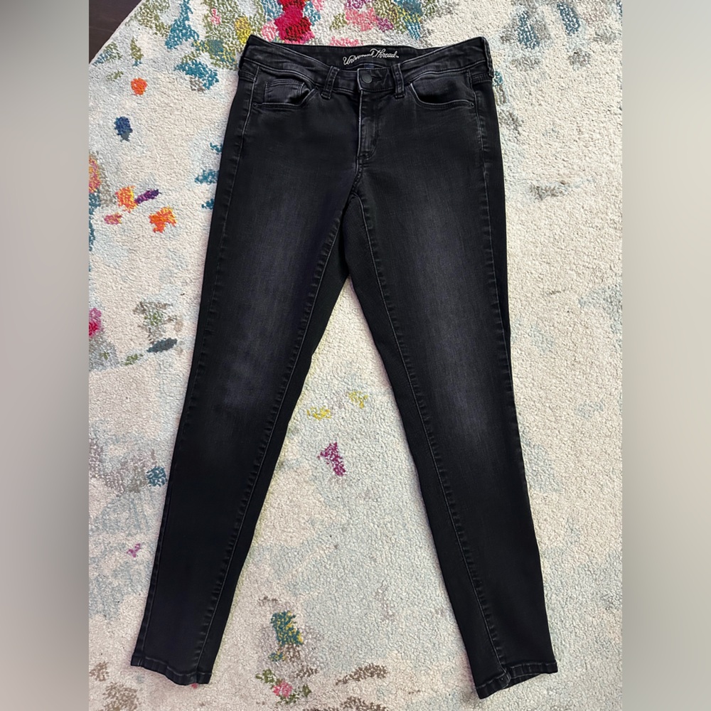 Universal Thread Black Skinny Jeans Stretchy Denim